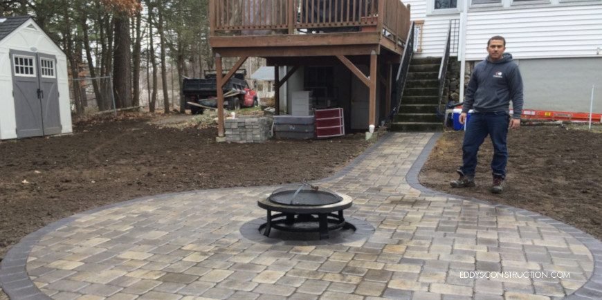 5 patio-walkway-firepit-in Burlington