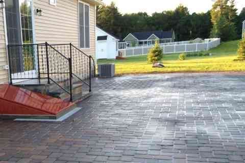 paver patio by Eddys Construction in Boylston