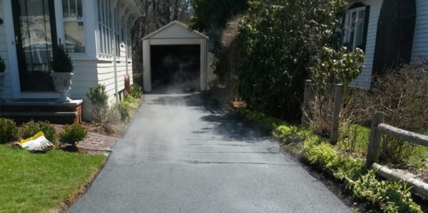Asphalt paving service in Wellesley
