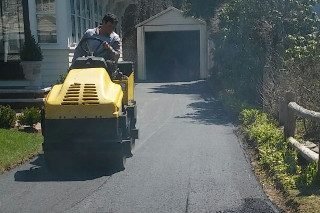 Asphalt paving service in Boylston